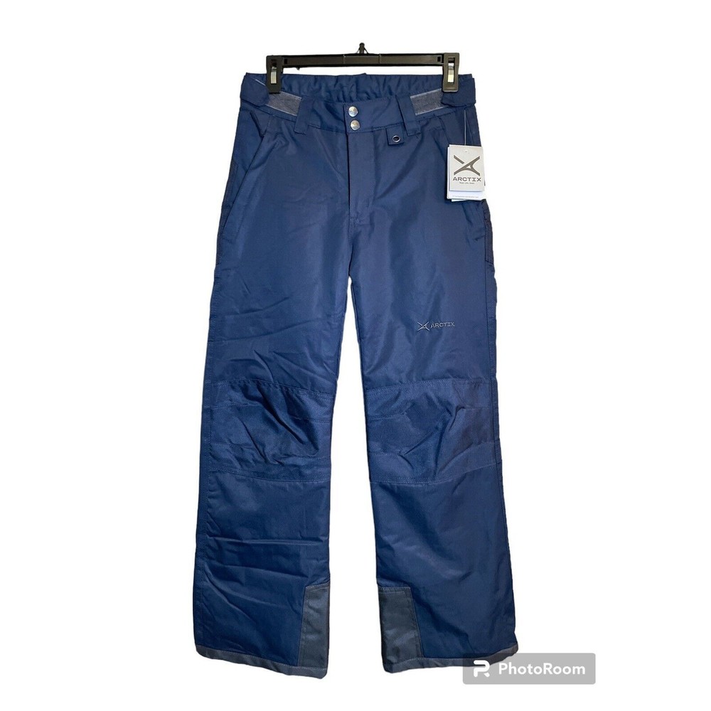 Arctix Kids Snow Pants with‎ Reinforced Knees and Seat, Blue Night, Large